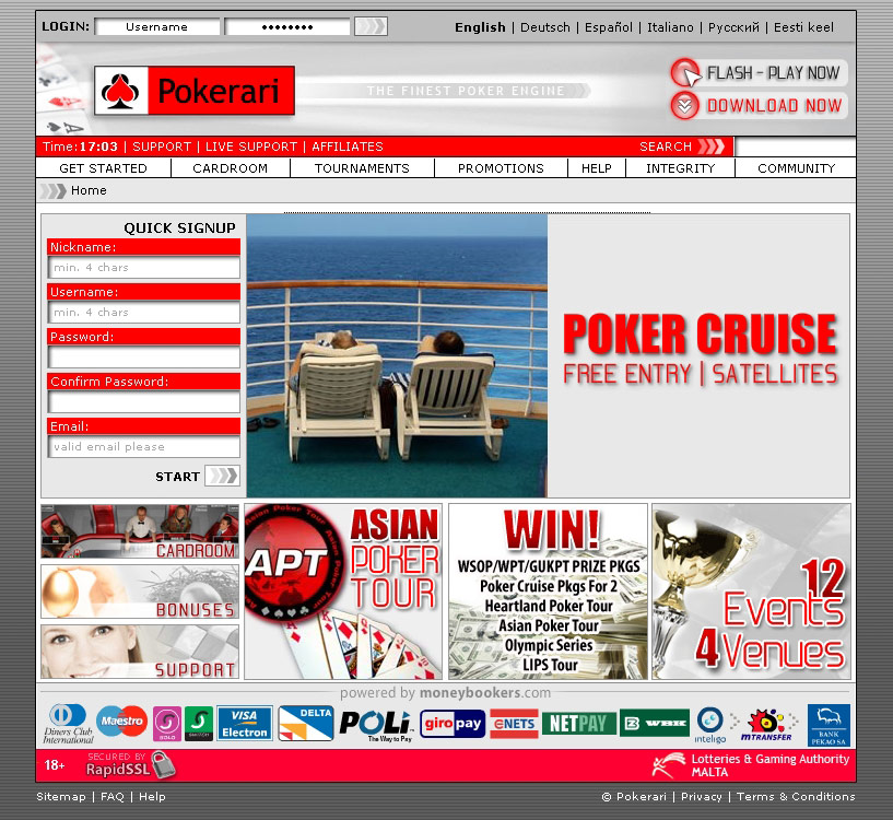 Poker website reviews