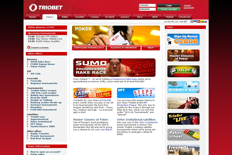 Poker website reviews