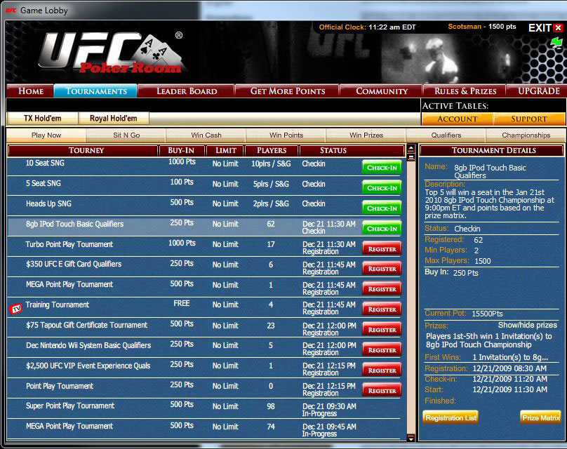 Ufc Poker